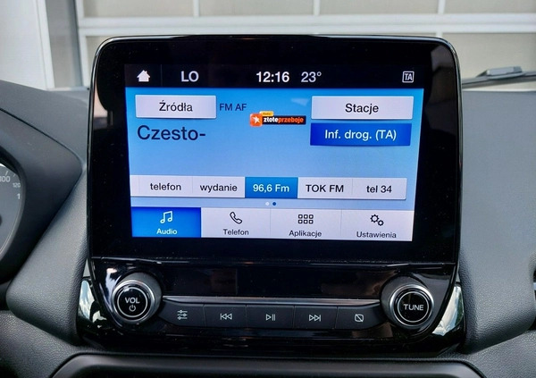 Ford EcoSport cena 82900 przebieg: 24000, rok produkcji 2022 z Radzymin małe 191